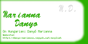 marianna danyo business card